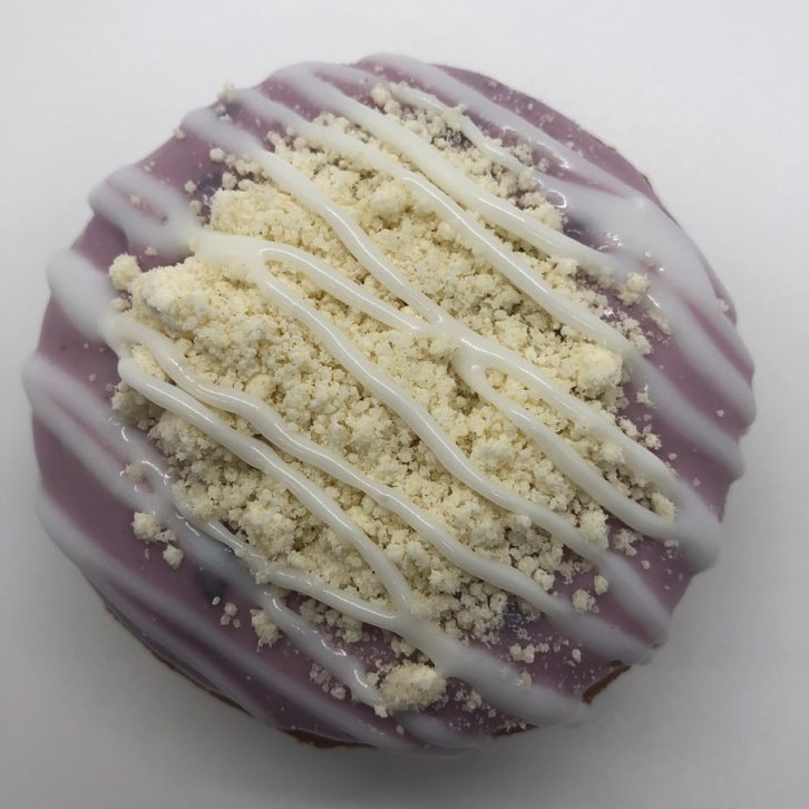 Blueberry Buckle Donut
